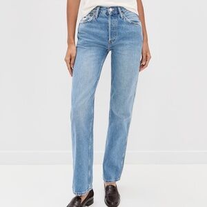 Re/Done Originals 90s High Rise Lose 60s Fade Blue Denim